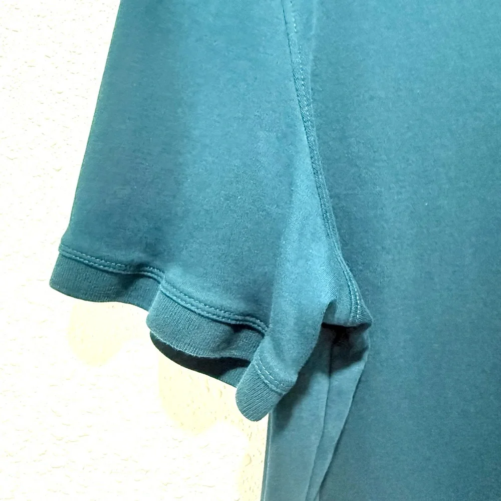 Banana Republic 100% cotton Teal‎ men's polo Shirt L